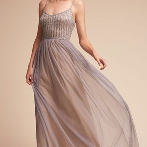 BHLDN Laurent Dress (purple maxi dress)
